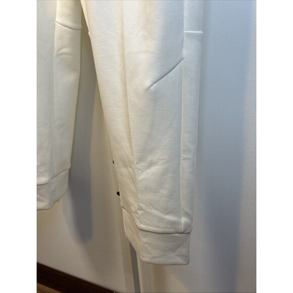 NEW 2-Men's Athletic Works Jogger Sweatpants XXL White  Blue Trim 2 Pair - Picture 5 of 13